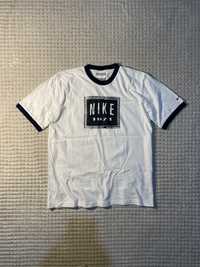 Белая винтажная хлопковая футболка NIKE 1971 vintage | S размер