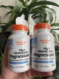 Магний магнезиум хелат magnesium 120tab 100mg