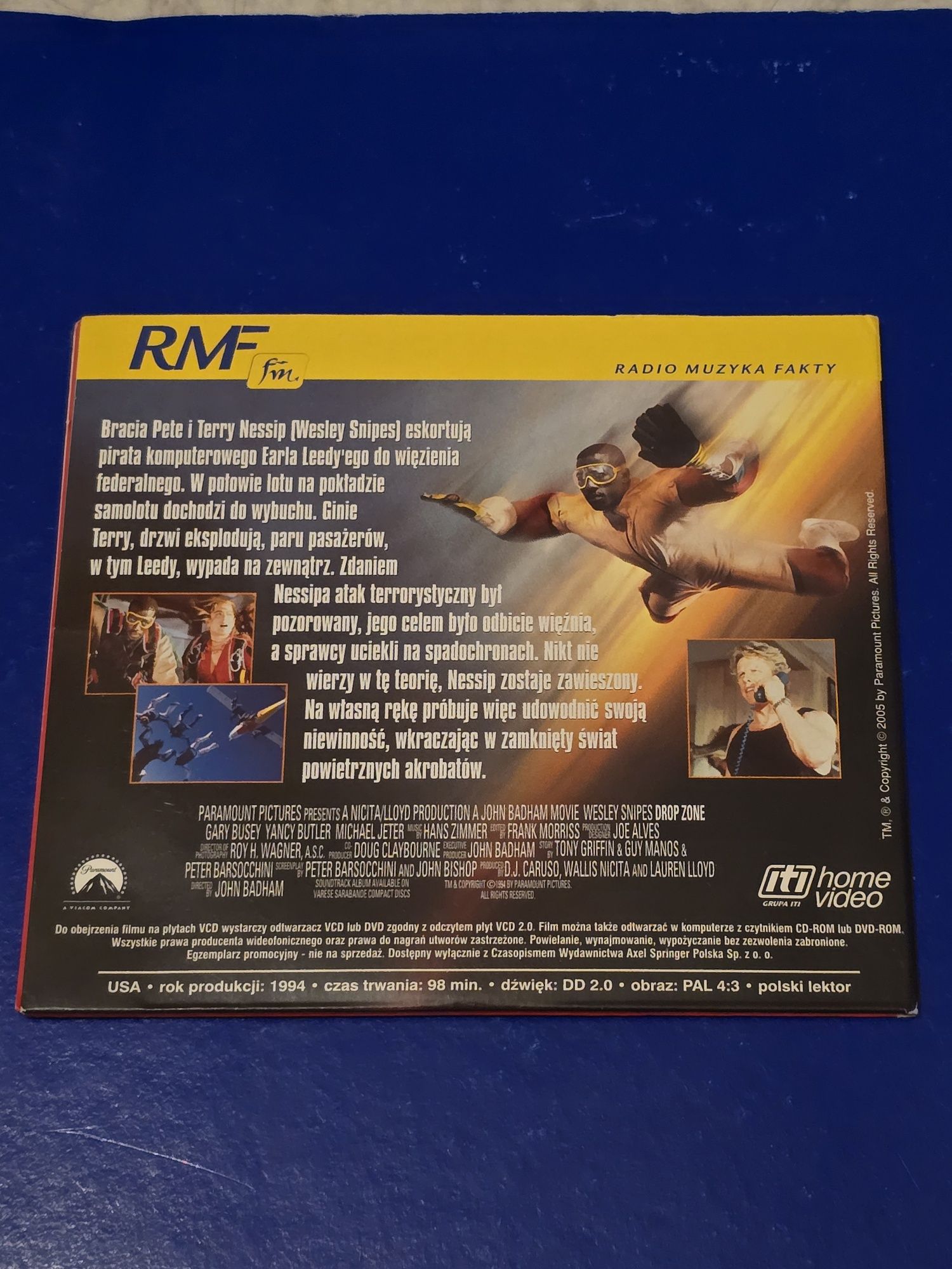Płyta vcd strefa zrzutu wesley snipes film