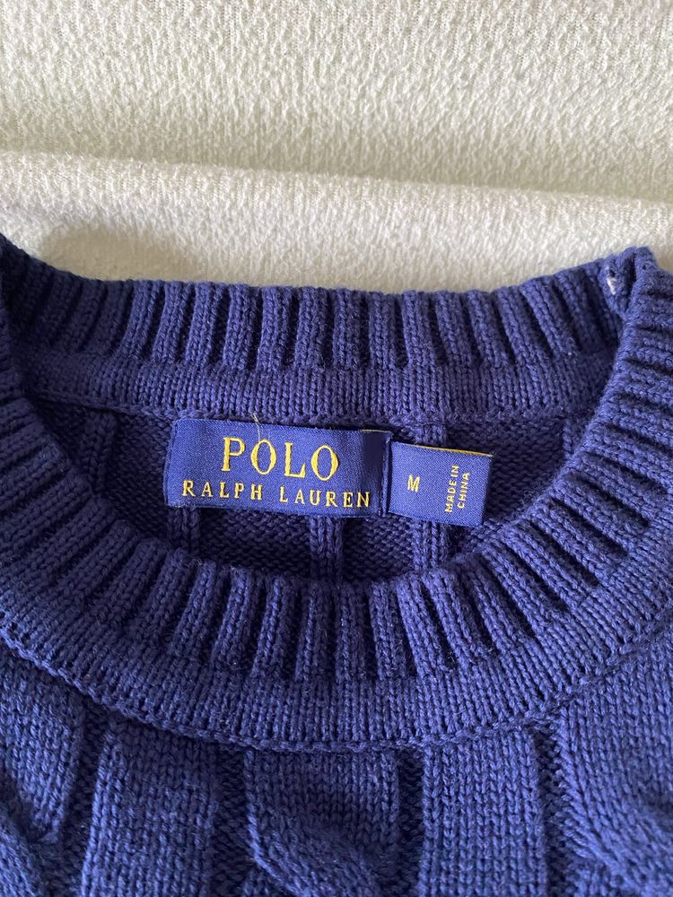 Ralph Lauren knitted  jumper/camisola azul