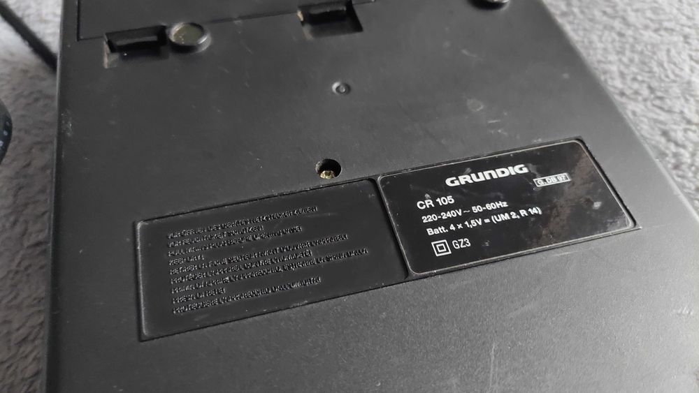 Касетний магнітофон Grundig CR 105. Грюндік магнитофон
