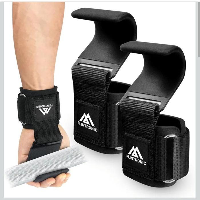 Haki treningowe uchwyty do podnoszenia ciężarów na nadgarstki