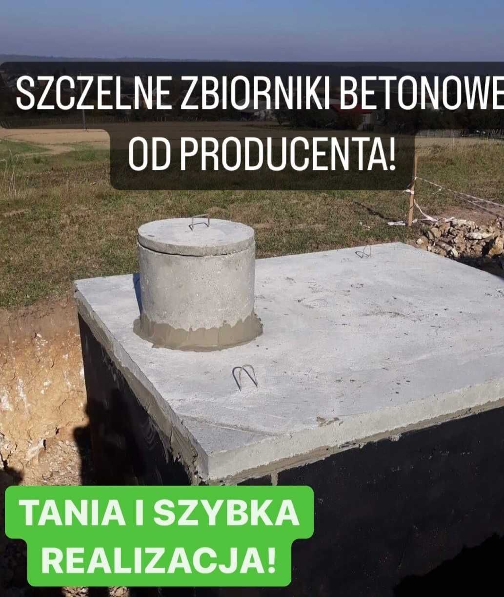 SZAMBA betonowe 10m3 szambo 12m3 zbiornik na deszczówkę 4m3 Sawin