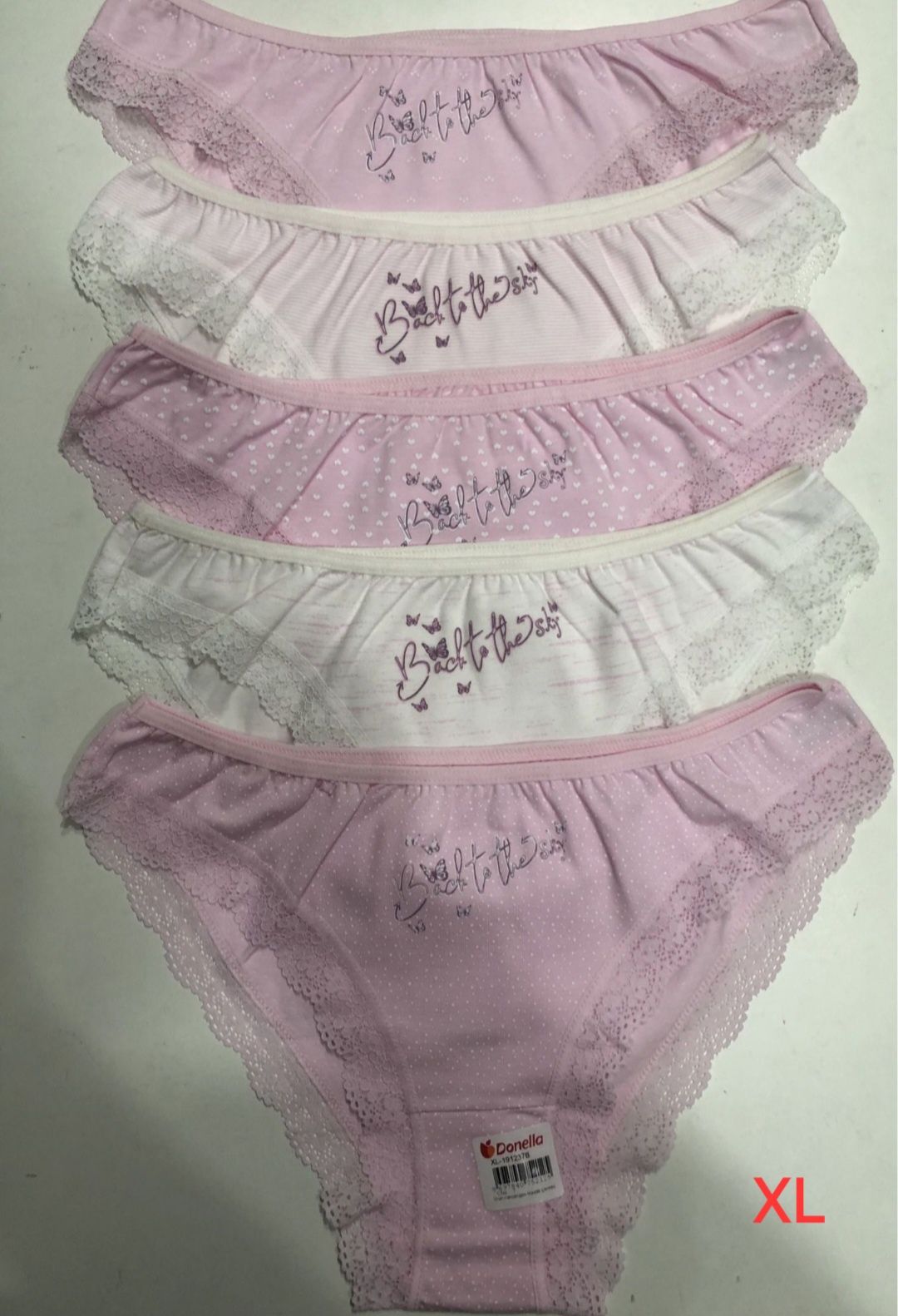 Трусики женские M/L/XL/2XL Сліпи ажурні Donella Туреччина