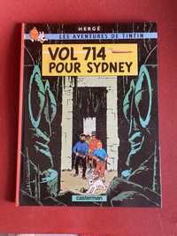 Livro Tintin Vol 714 pour Sydney