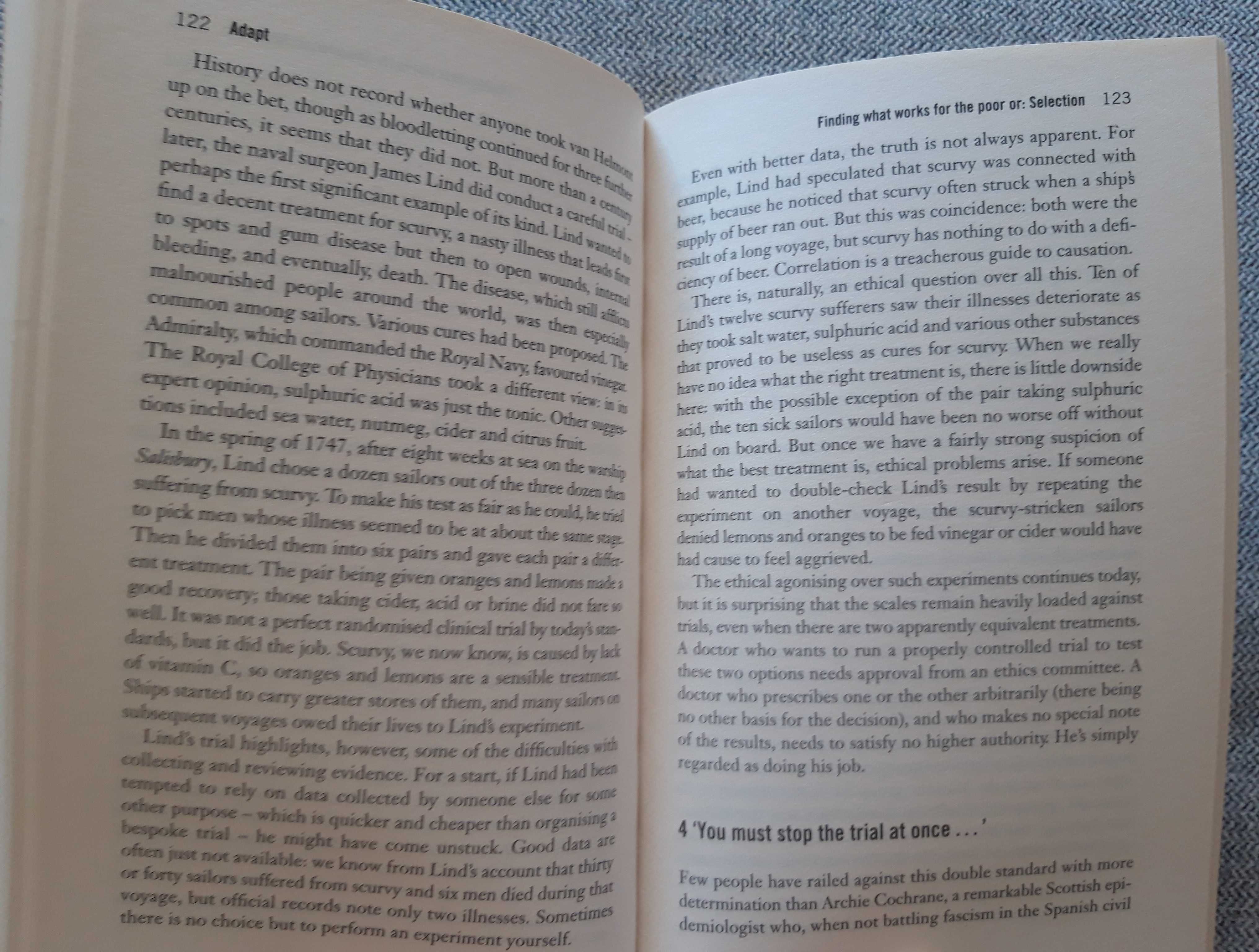 Livro "Adapt" de Tim Harford