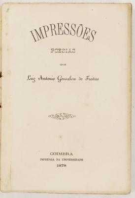 Livro de poesia com 146 anos