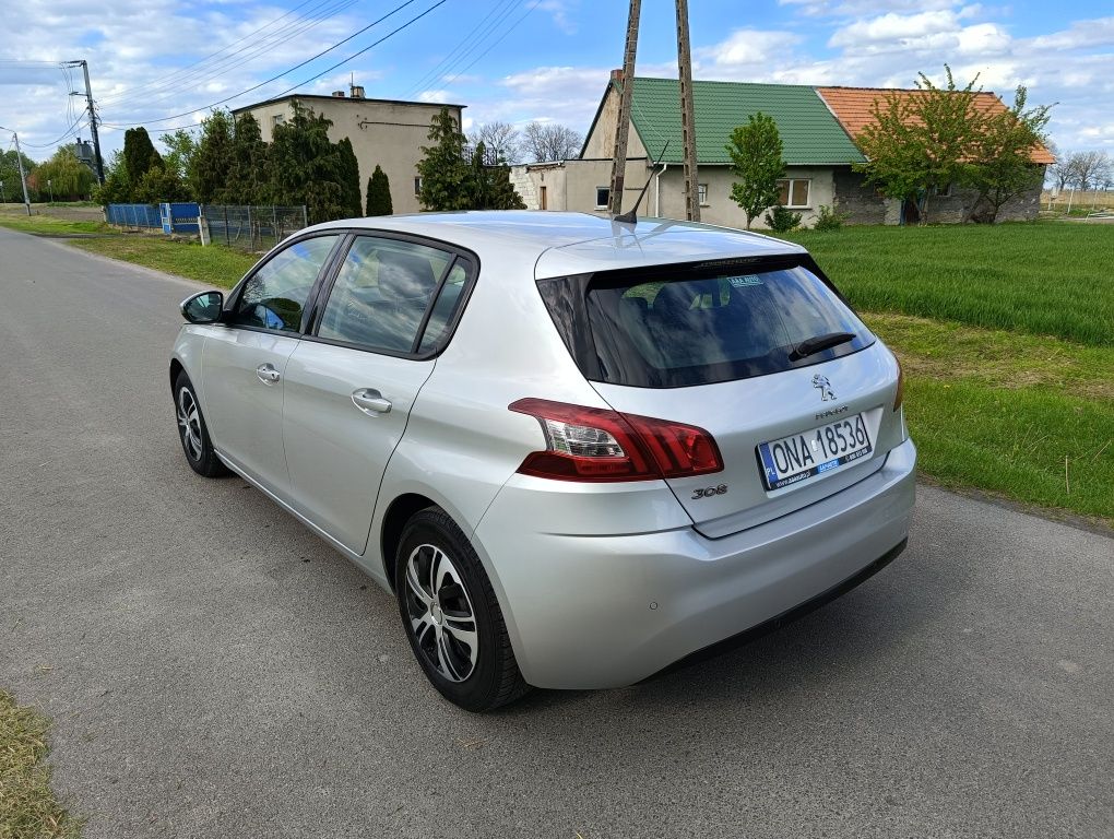 #Peugeot 308 1.6 Benzyna 125km 2013/14r Nawigacja LED PDC Temp Okazja#