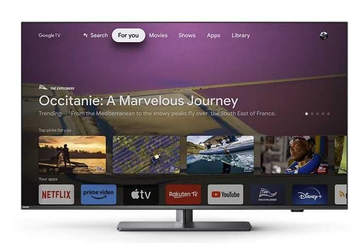 Telewizor PHILIPS 55PUS8818 4K UHD 120 Hz, Google TV Ambilight 3