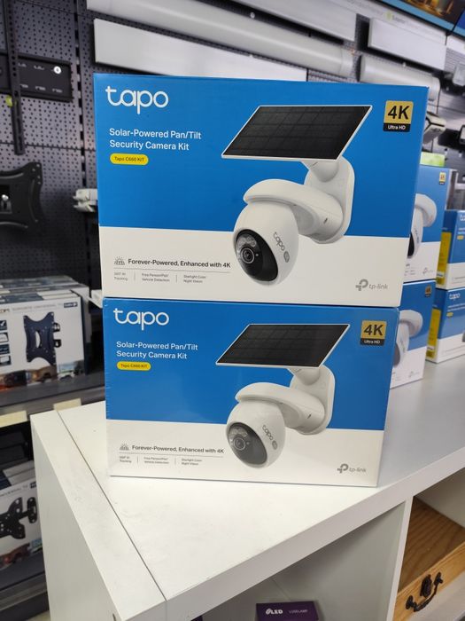 Câmara videovigilância Tapo 4K  - ENERGIA SOLAR