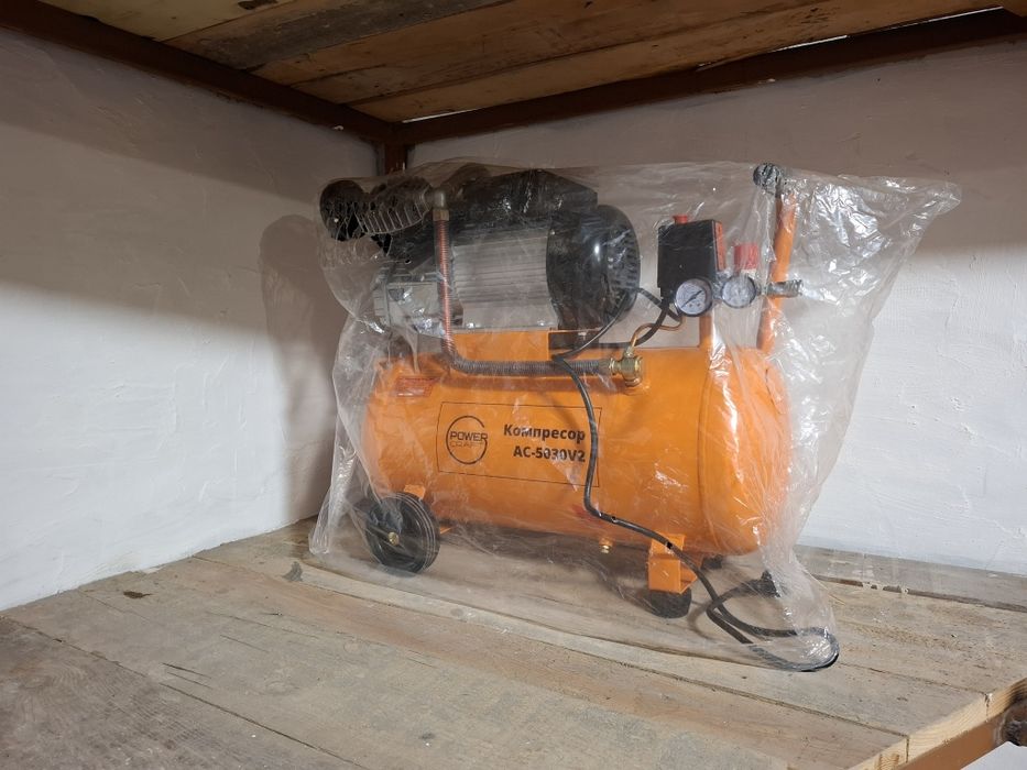 Компресор Powercraft AS-5030V2, 50 л, 2.2 кВт – новий, на гарантії