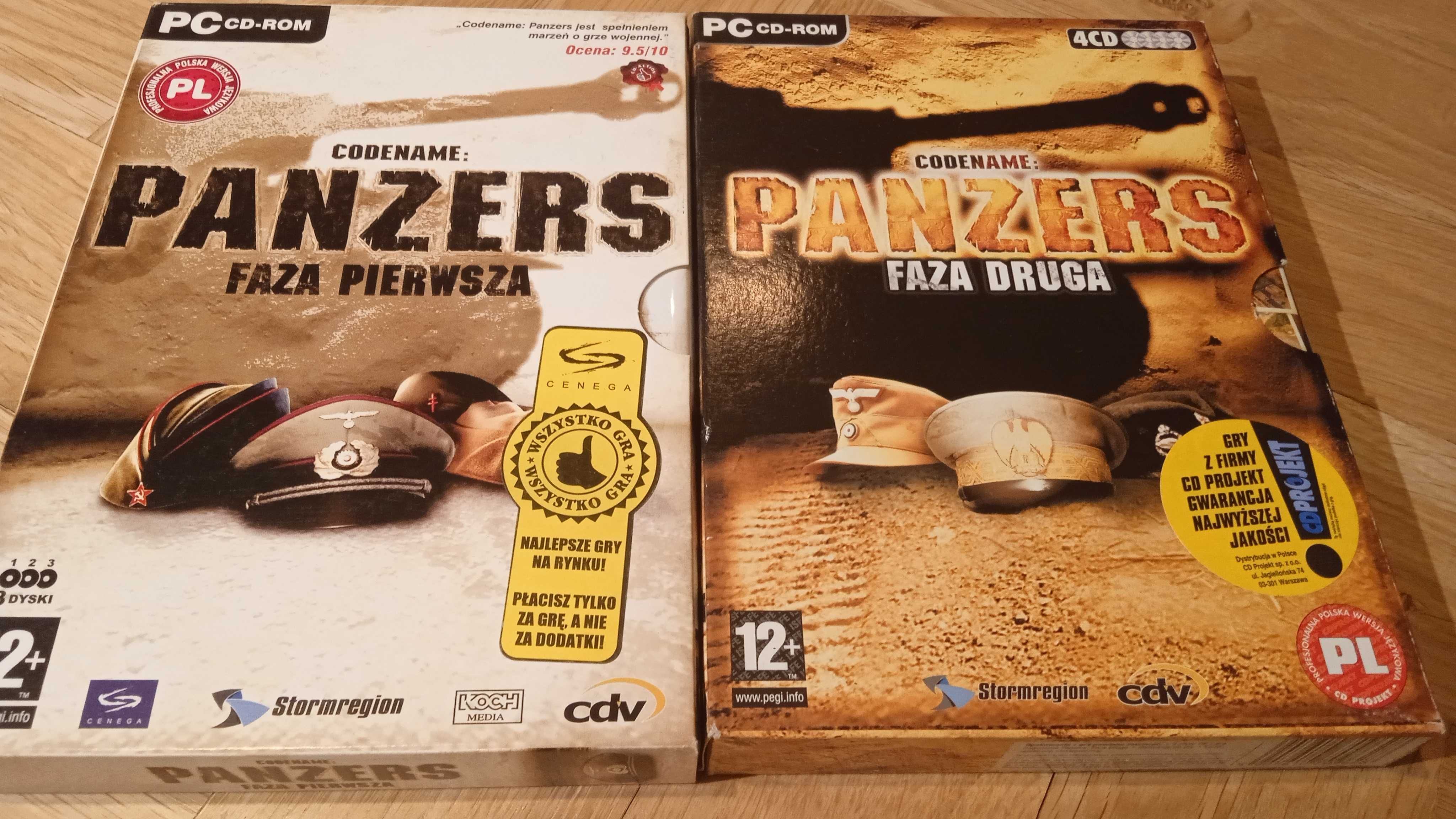 Gry na PC - PANZERS faza pierwsza i druga (wyd. 2004 i 2005 r.)