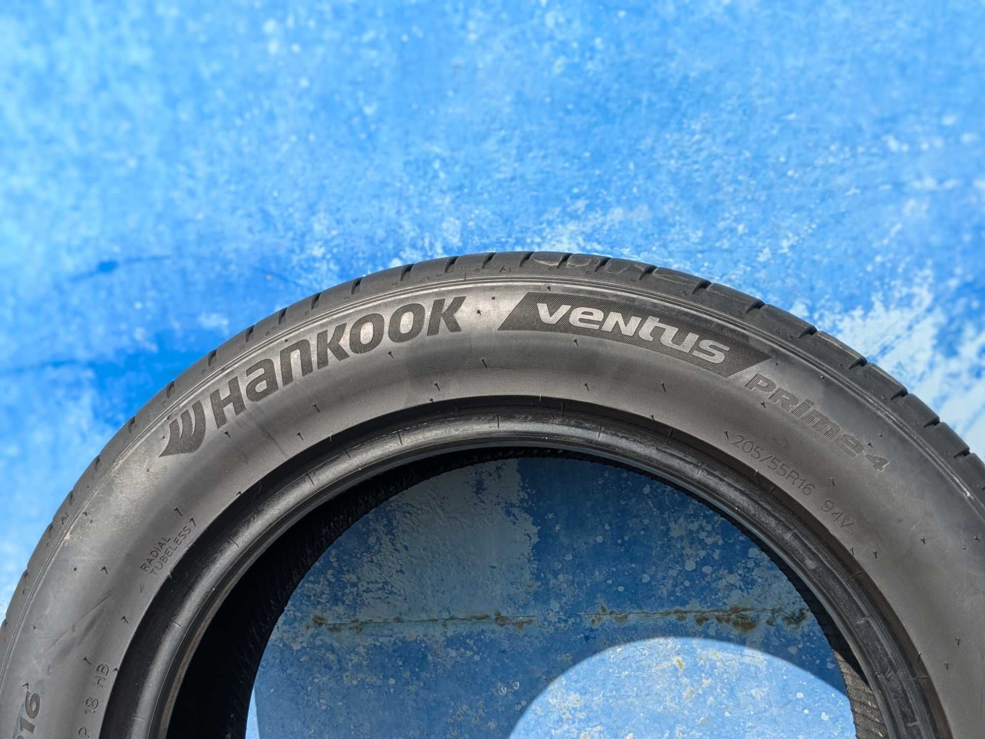 Пара Літні Шини резина літня Hankook ventus prime4 205 55 r16 2023рік