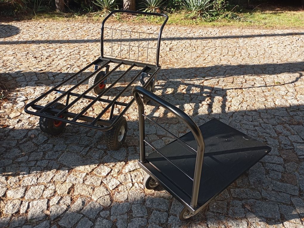 Wózeki transportowe magazynowe