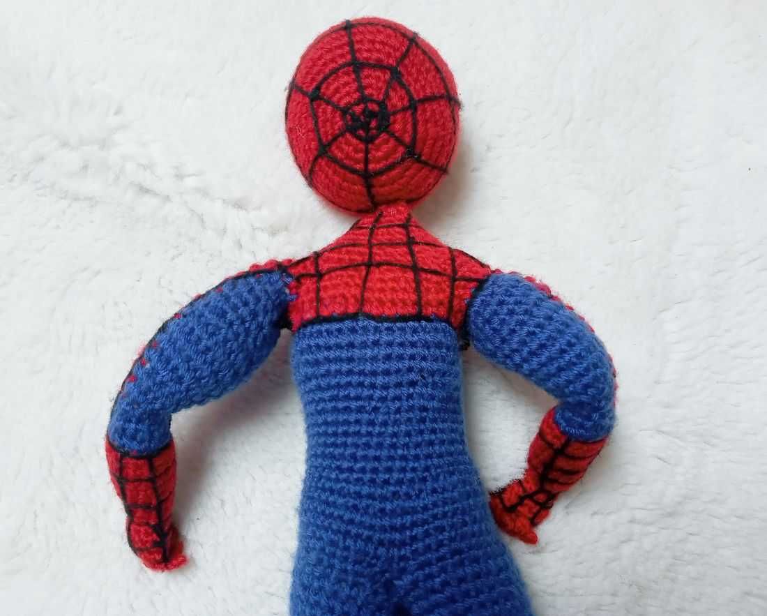 Ręcznie robiona maskotka Spiderman
