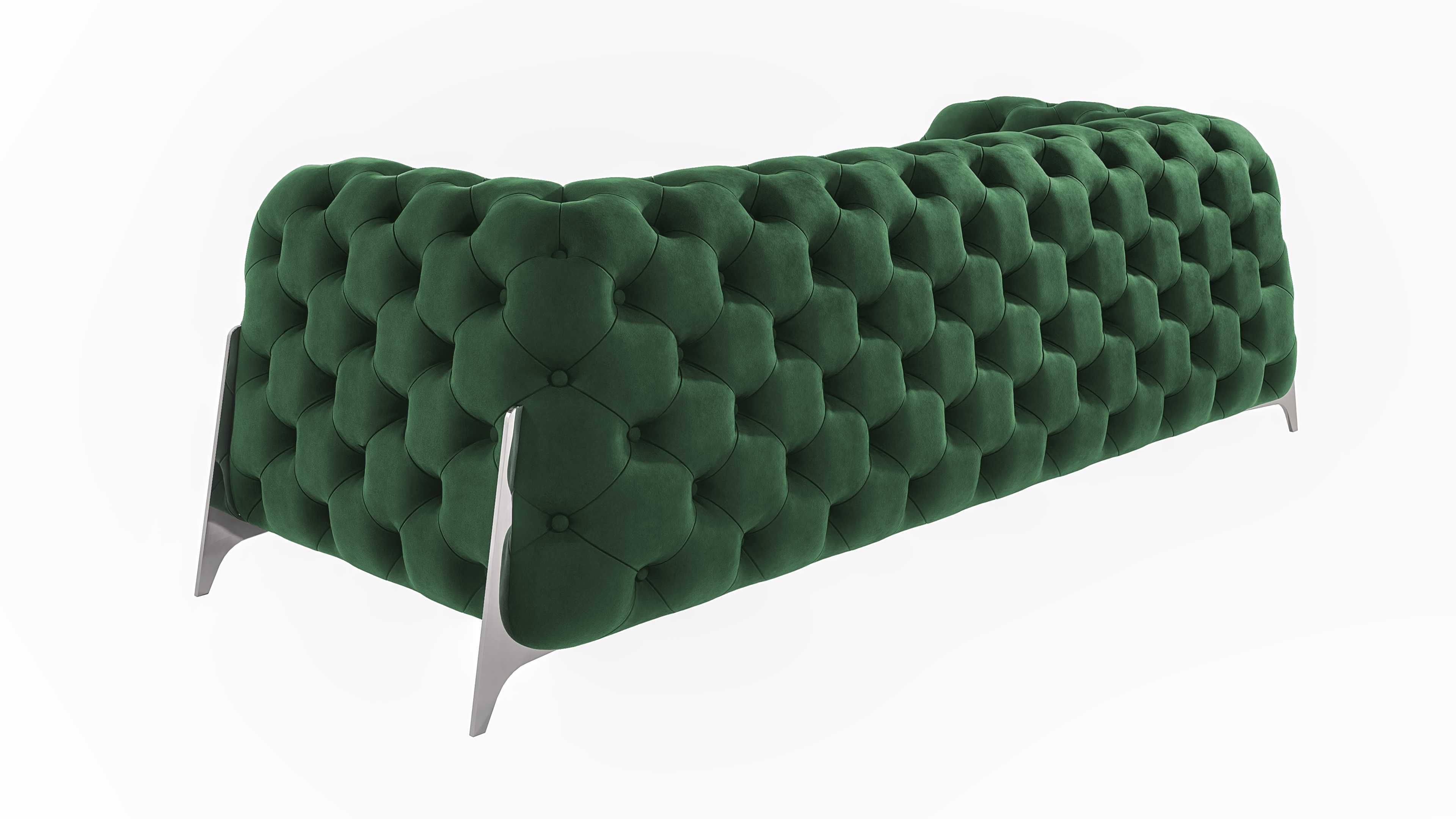 Sofa 3-osobowa pikowana Chesterfield KALIFORNIA 3 tk.Magic Velvet 2225
