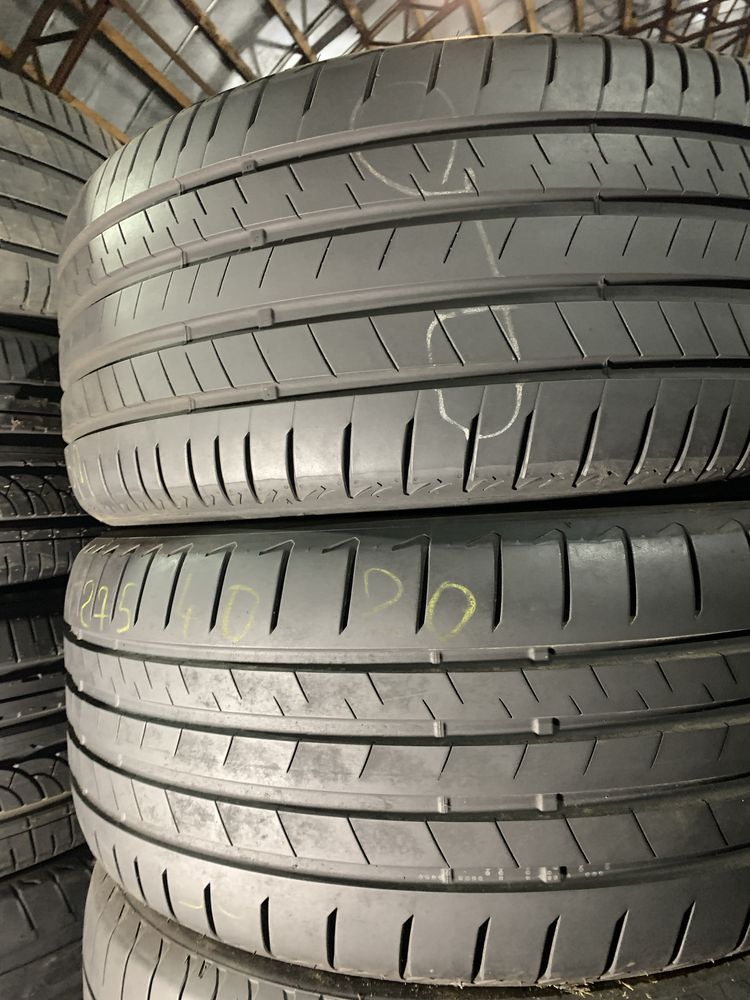 шины б/у лето 275/40 20 Bridgestone Alenza 001 RUNFLAT