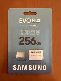 Cartão Memória Micro SD Samsung Evo Plus 256GB [ Original ]