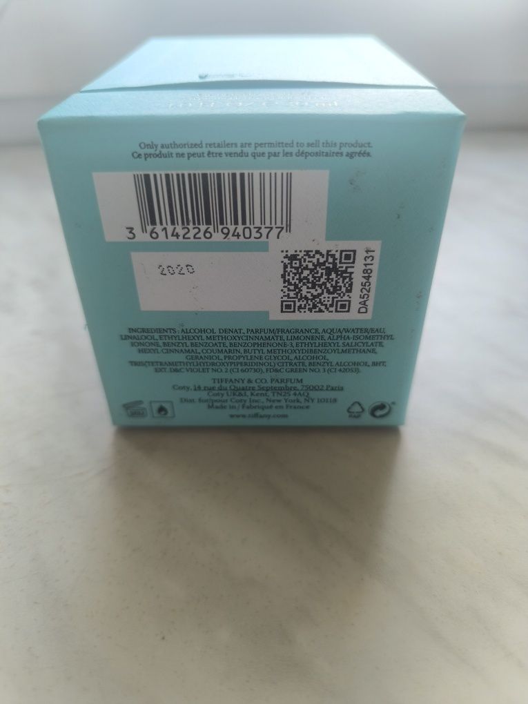 Flakon Tiffany Intence 30 ml + opakowanie