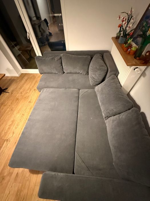 Narożnik z funkcją spania, dwustronny