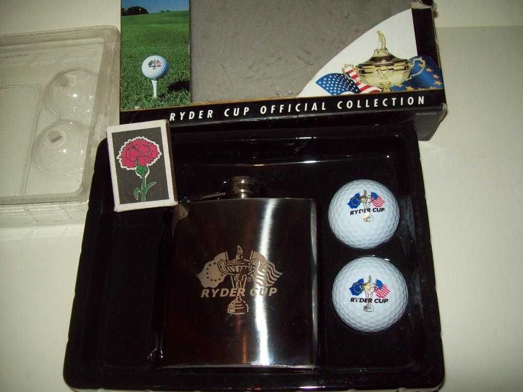 Набор подарочный гольф Golfers hip flask фляга мяч для гольфа 90-е