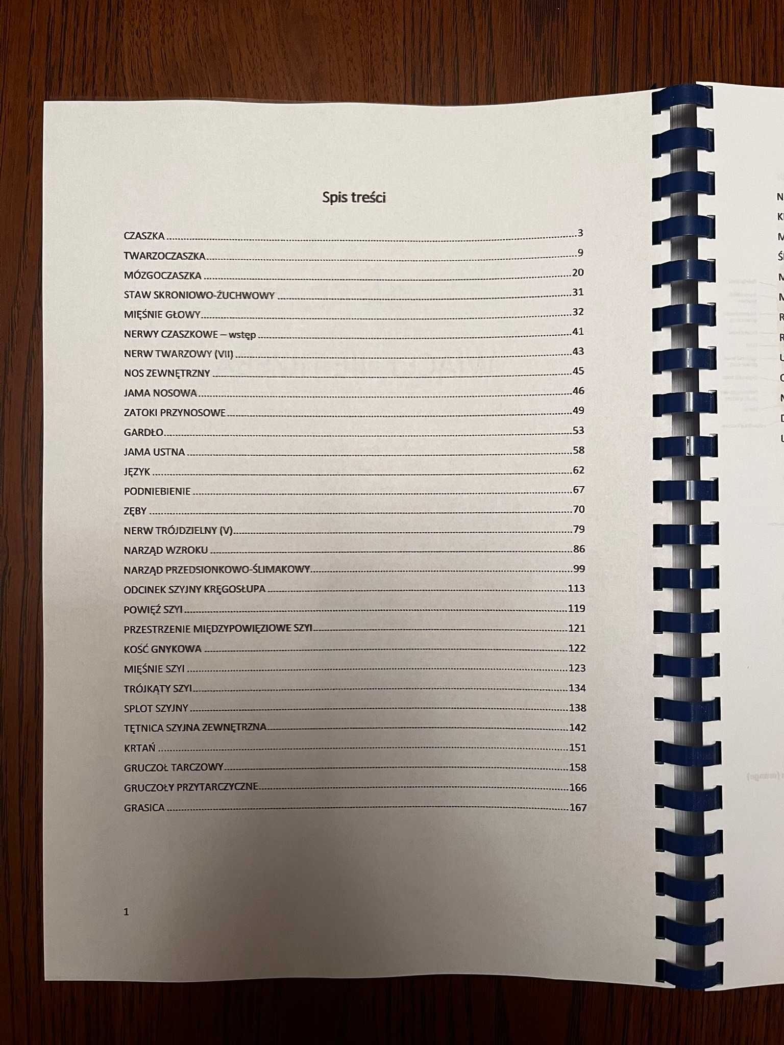 Wiącej nie trzeba wykłady z anatomii semestr I i II
