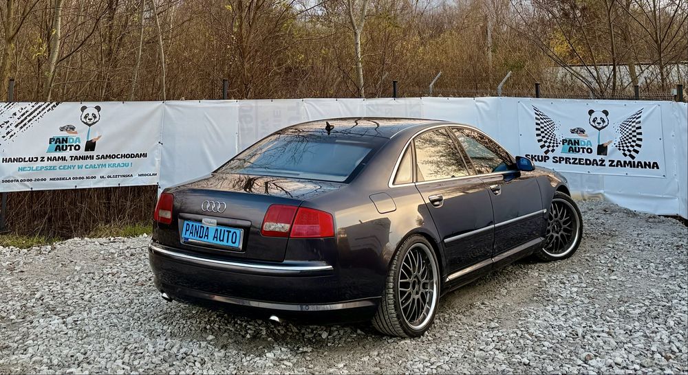 Audi A8 D3 4.0 TDI ~ Automat ~ Quattro ~ 2004 ~ Skóry ~ Klima ~ Alu