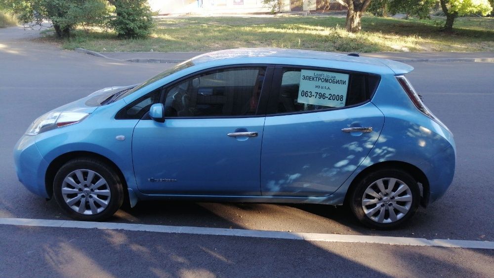 Nissan leaf S+ usa чадемо светло-голуб 72т.км батарея 86% 15 мод.год