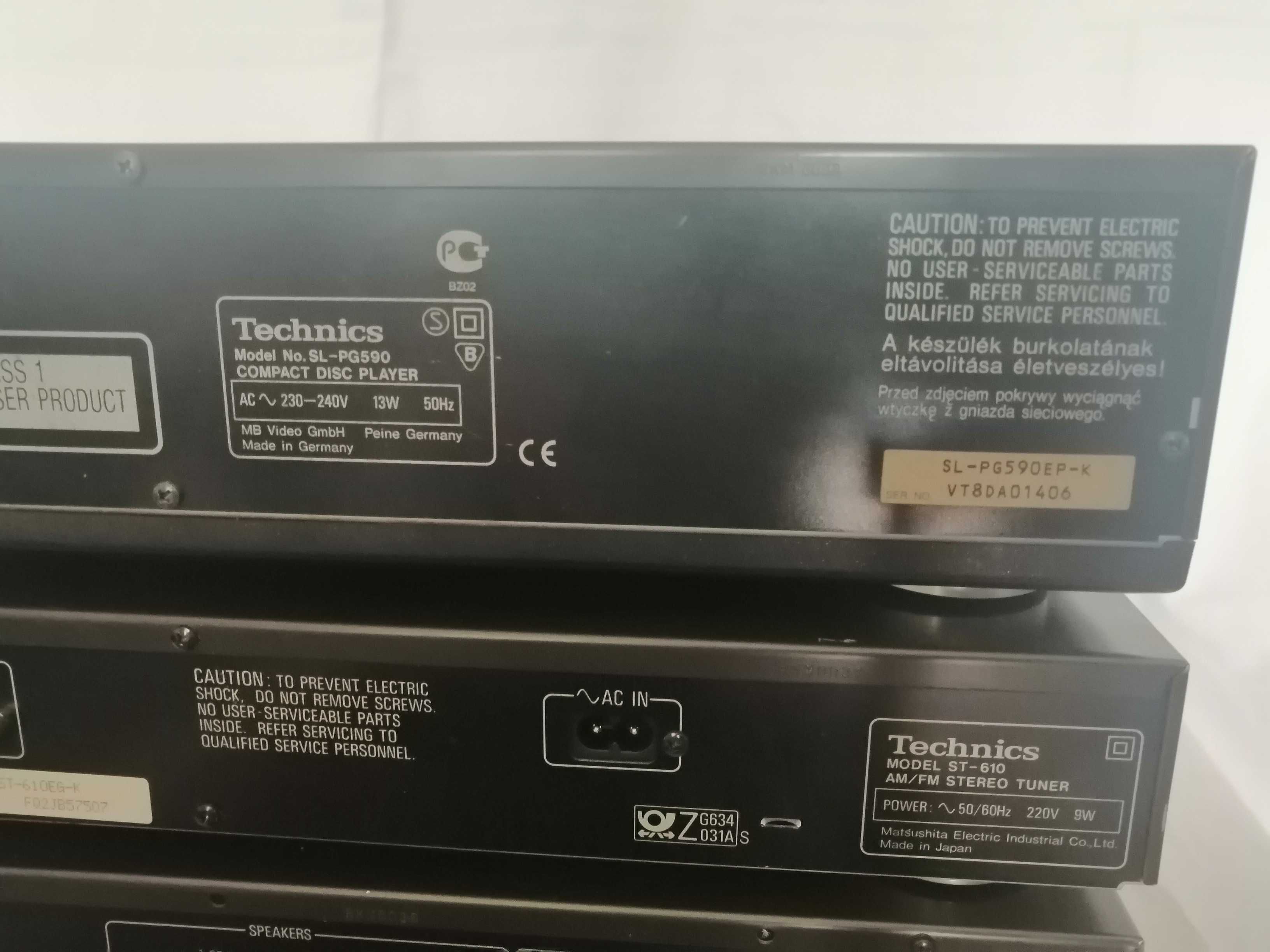 Sprzedam wierzę TECHNICS  SU810; ST610; PG590