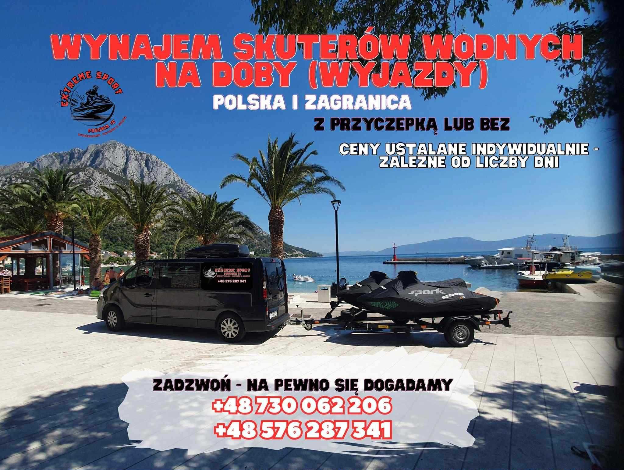wynajem/morze/Mazury/Chorwacja/skuterów wodnych/quady/buggy polaris