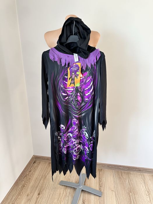 Nowy strój przebranie na halloween zjawa Morrisons rozmiar 134-140 cm