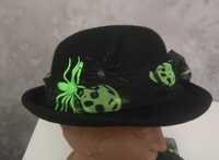 детская карнавальная шляпа котелок черепа пауки хелоуин хэлоуин пиратк