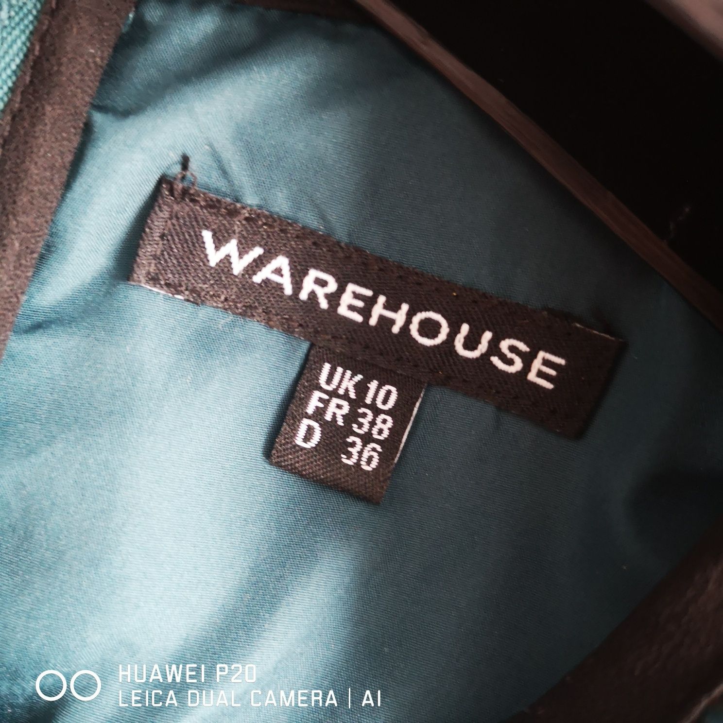 Jak nowa!! Sukienka Warehouse r.36 Piękny materiał jak nowa!