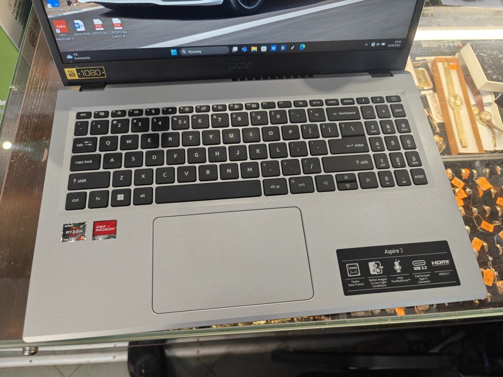 Laptop ACER Aspire 3 A315-24P-R7V1 15.6 R5 8/512GB..Jak nowY.PAT-KOM