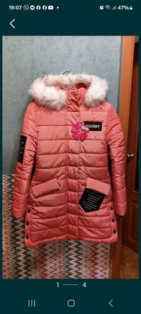 ЛОТ зимових пальто та курток для дівчинки