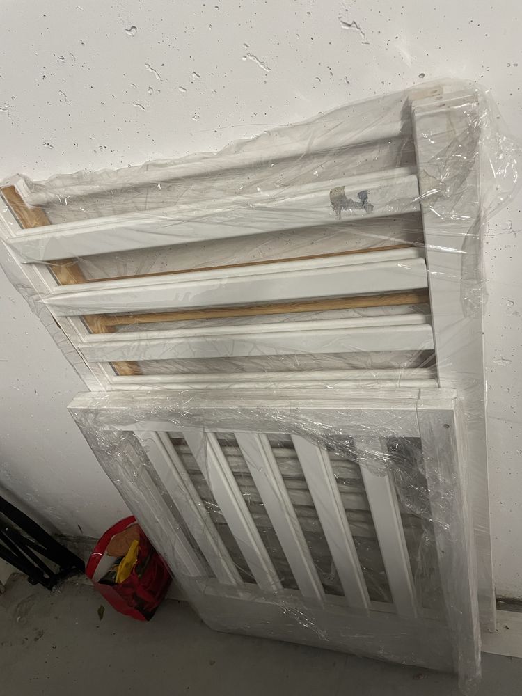 Łóżeczko Ikea 120x60 zlozone bez srub wraz z ochraniaczem