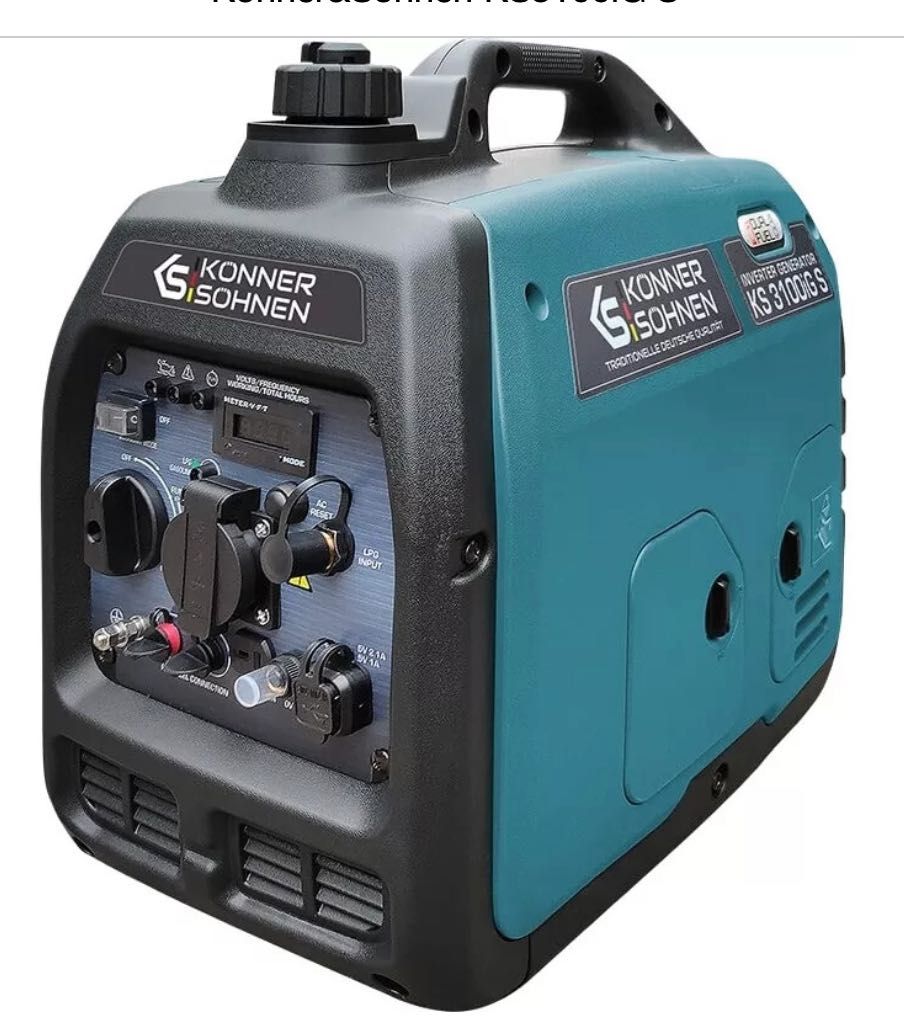 Инверторный двухтопливный генератор Konner&Sohnen KS3100iG S