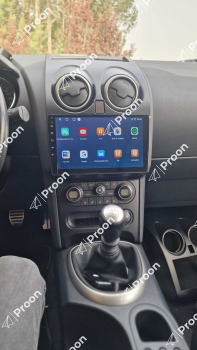 Nissan qashqai j10 auto radio Android 2 din Ano 2006 até 2013