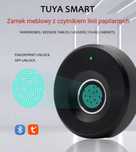 Zamek Smart z czytnikiem biometrycznym Aplikacja