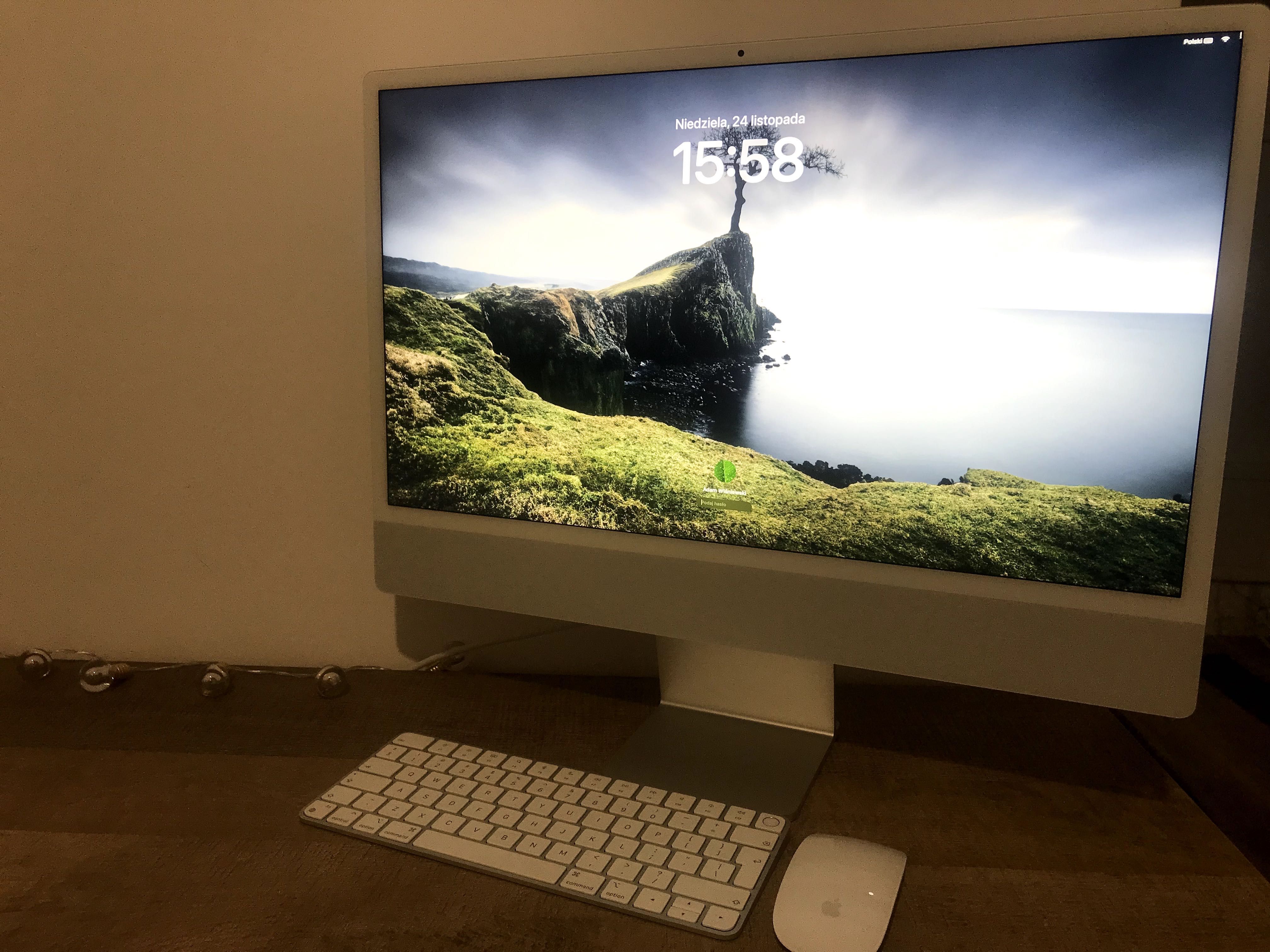 Apple iMac M1 4K - STAN IDEALNY