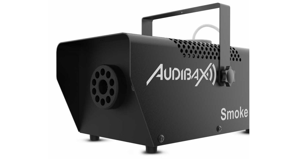 Máquina De Fumos 500W Preta, Audibax Smoke 500, nova