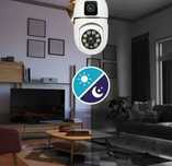 Kamera WiFi 2w1 w Kształcie Żarówki – Gun Ball Lamp Face WiFi Camera