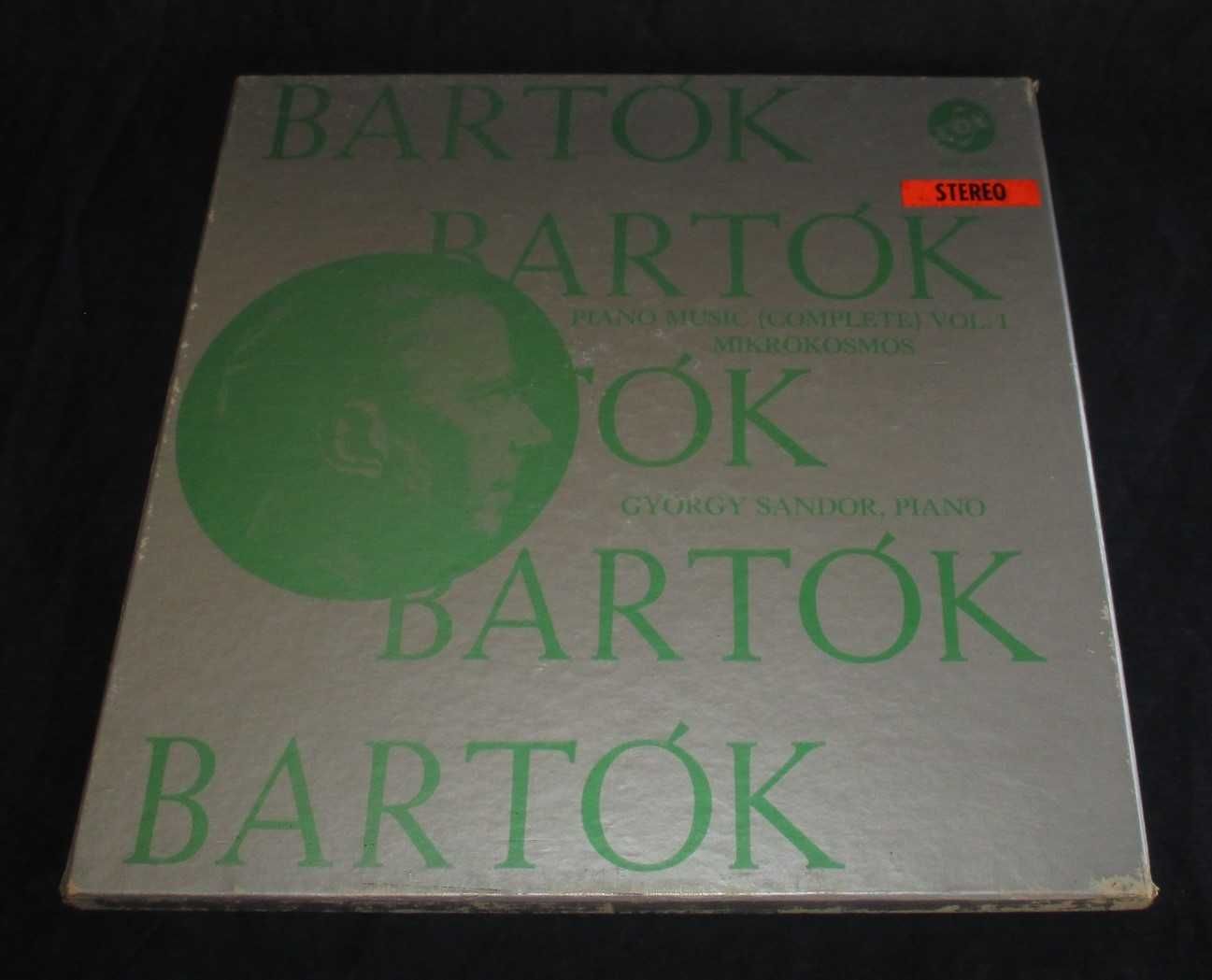 Disco LP Vinil Caixa Gyorgy Sandor Béla Bartók Mikrokosmos Piano Music