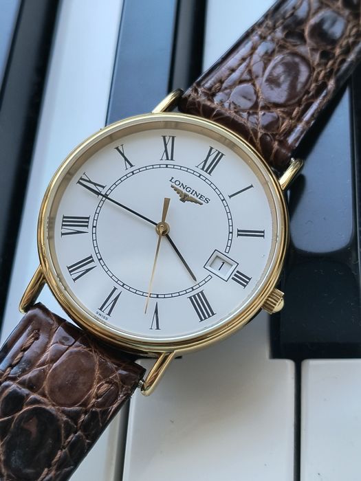 Longines Grand Classic L4.636.2 męski, rzymskie indeksy