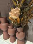 Arranjo decorativo flores secas