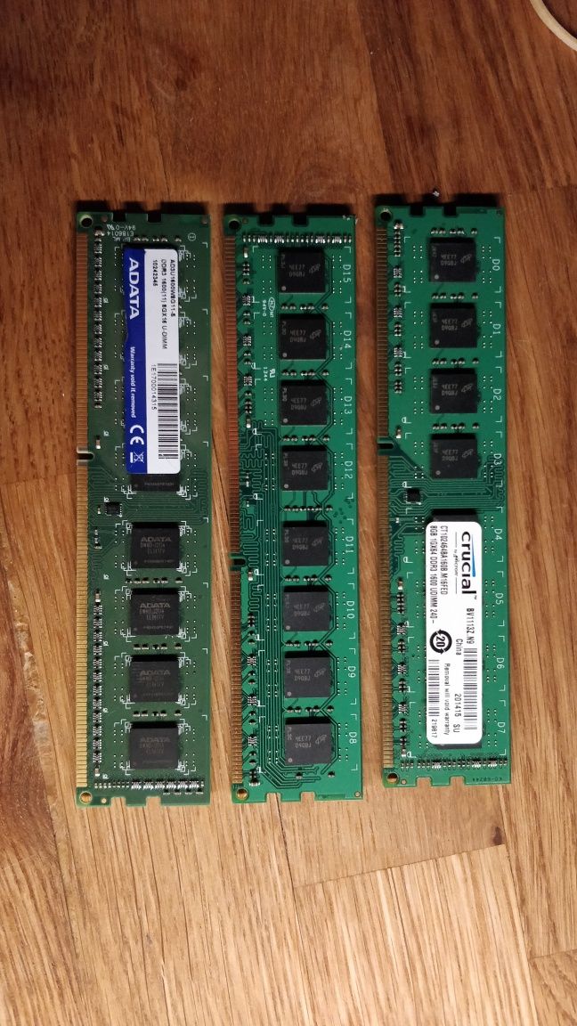 8GB RAM 1600mhz 1,5V  DDR3 PC SDRAM
