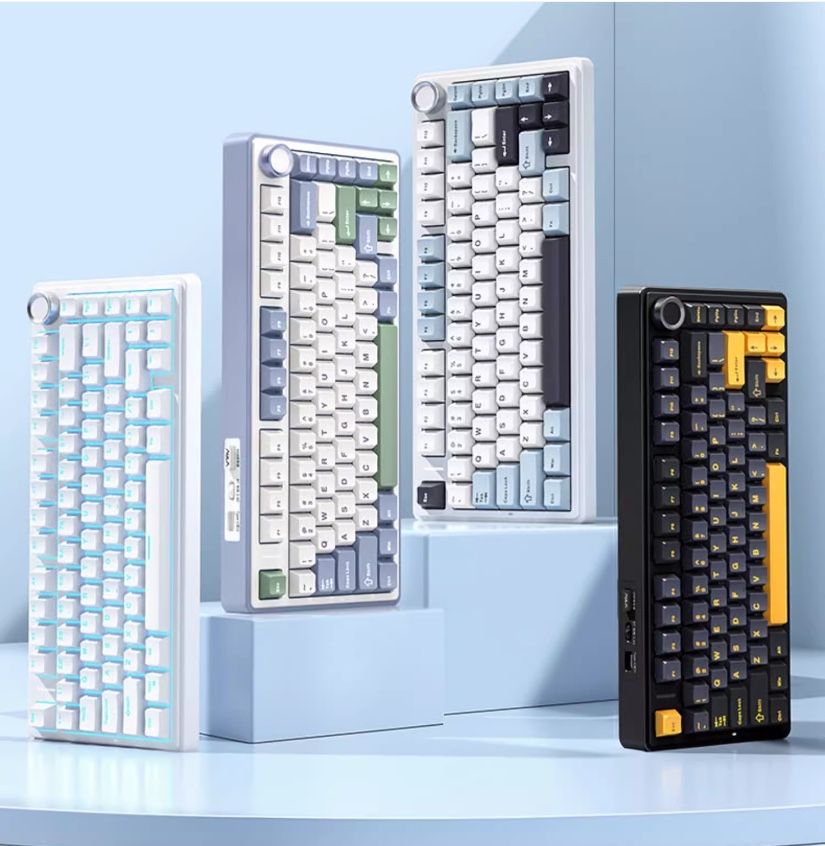Нові Aula f75 Бездротова клавіатура аула з rgb, hotswap