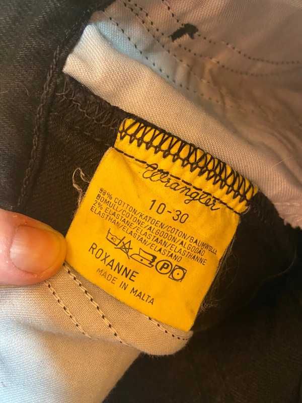 Wrangler s xs roxanne jeansy dzins basic 90s 00s wysoki stan quality