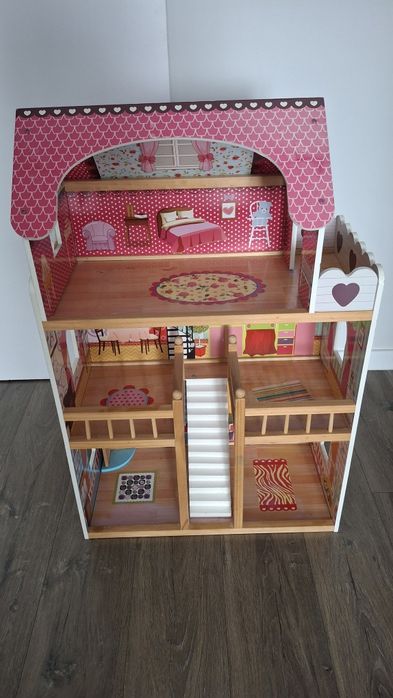 Domek dla lalek drewniany duży