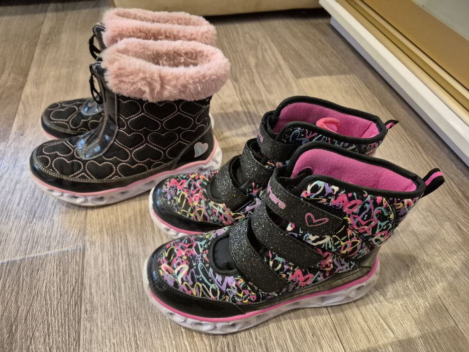 Сапоги skechers 35 розмір  двійні